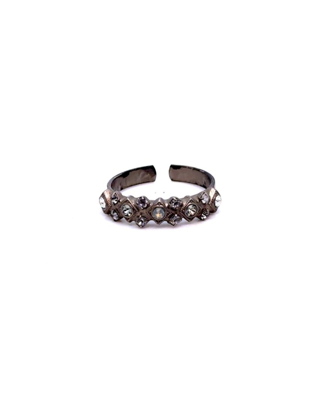Sorrelli Open Back Crystals Embellishment Ring